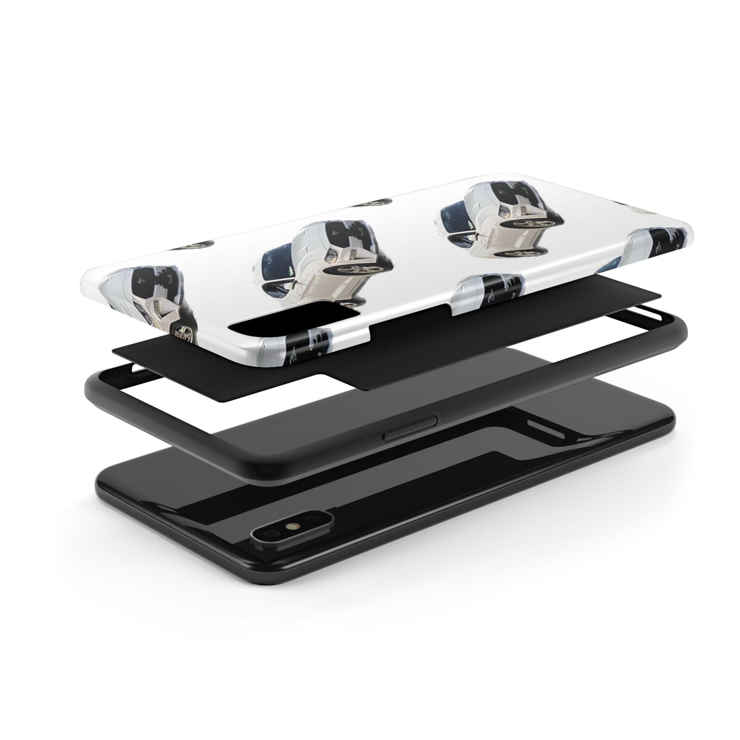 Phone Cases - White Mustang Design
