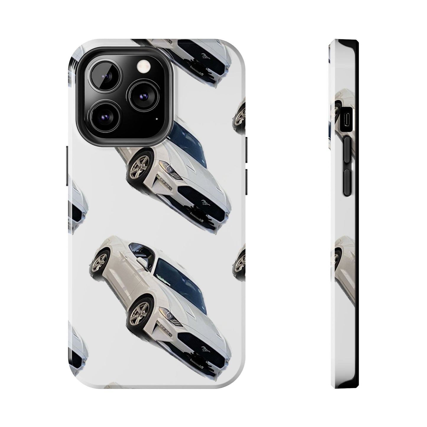 Phone Cases - White Mustang Design