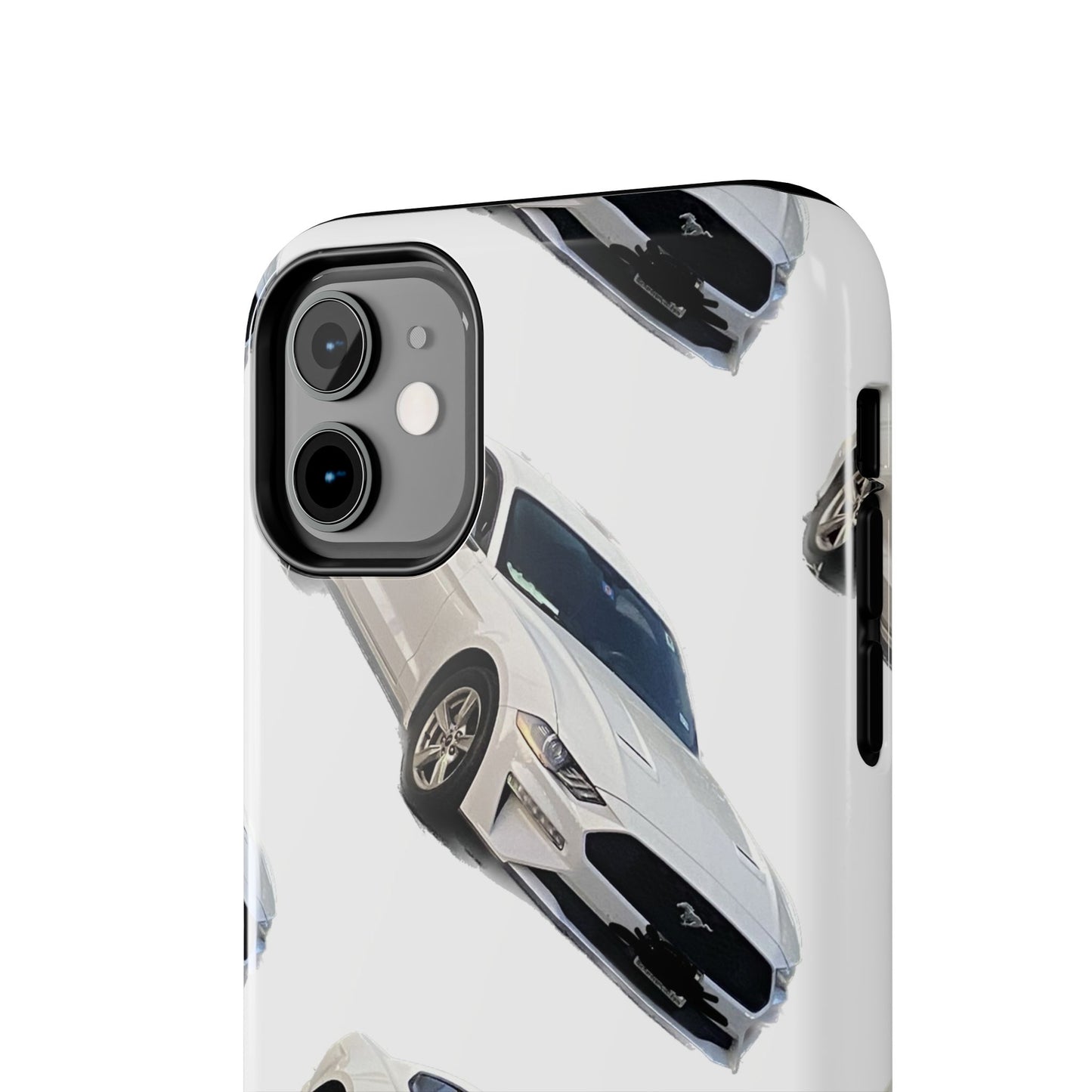 Phone Cases - White Mustang Design