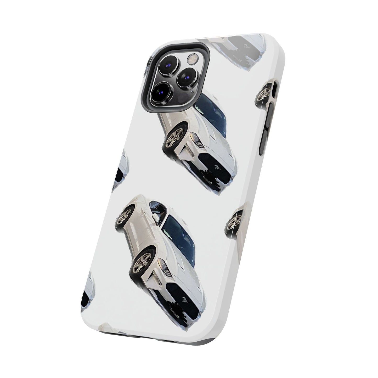 Phone Cases - White Mustang Design