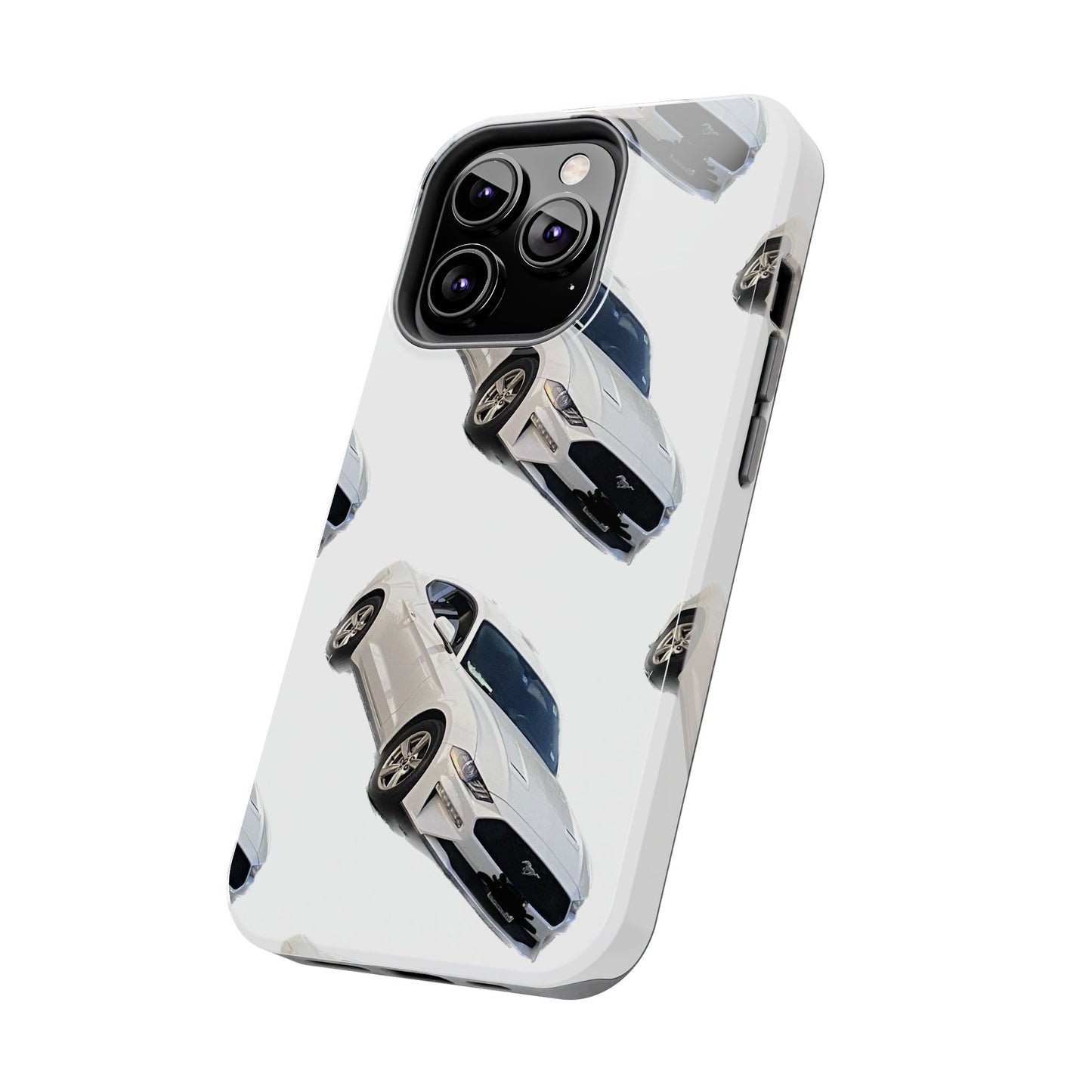 Phone Cases - White Mustang Design