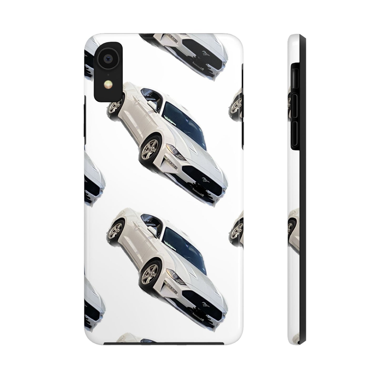 Phone Cases - White Mustang Design
