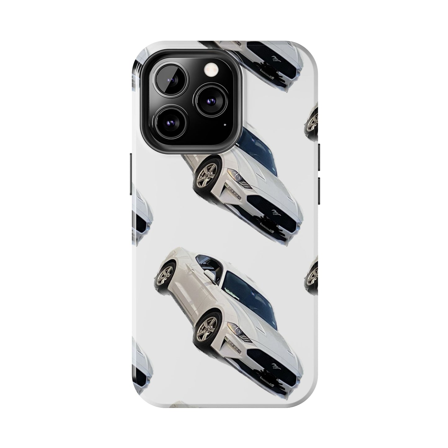 Phone Cases - White Mustang Design