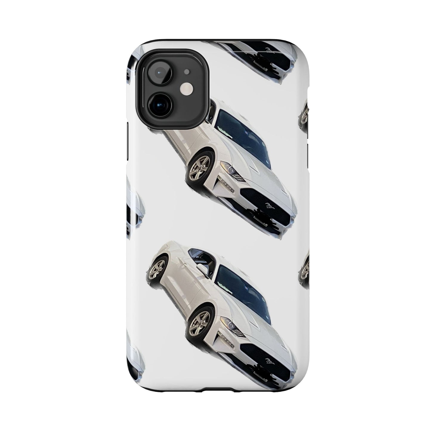 Phone Cases - White Mustang Design
