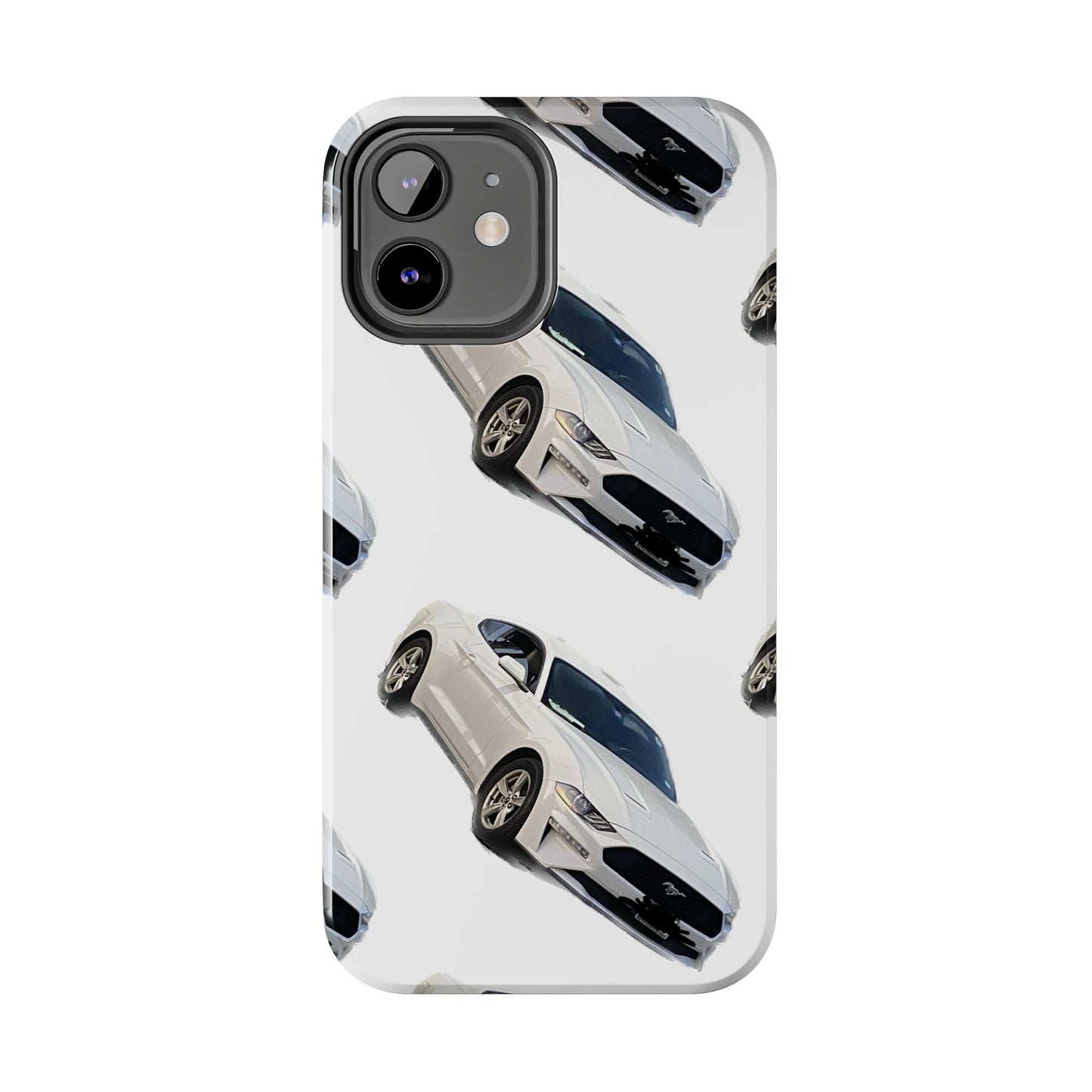 Phone Cases - White Mustang Design