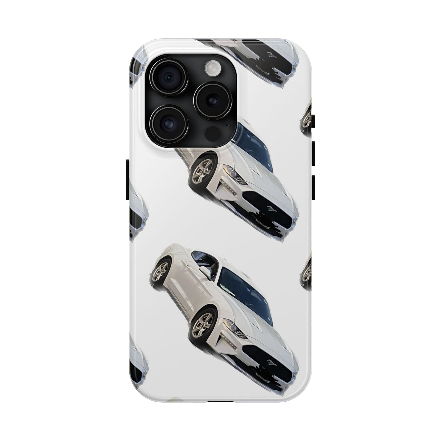 Phone Cases - White Mustang Design