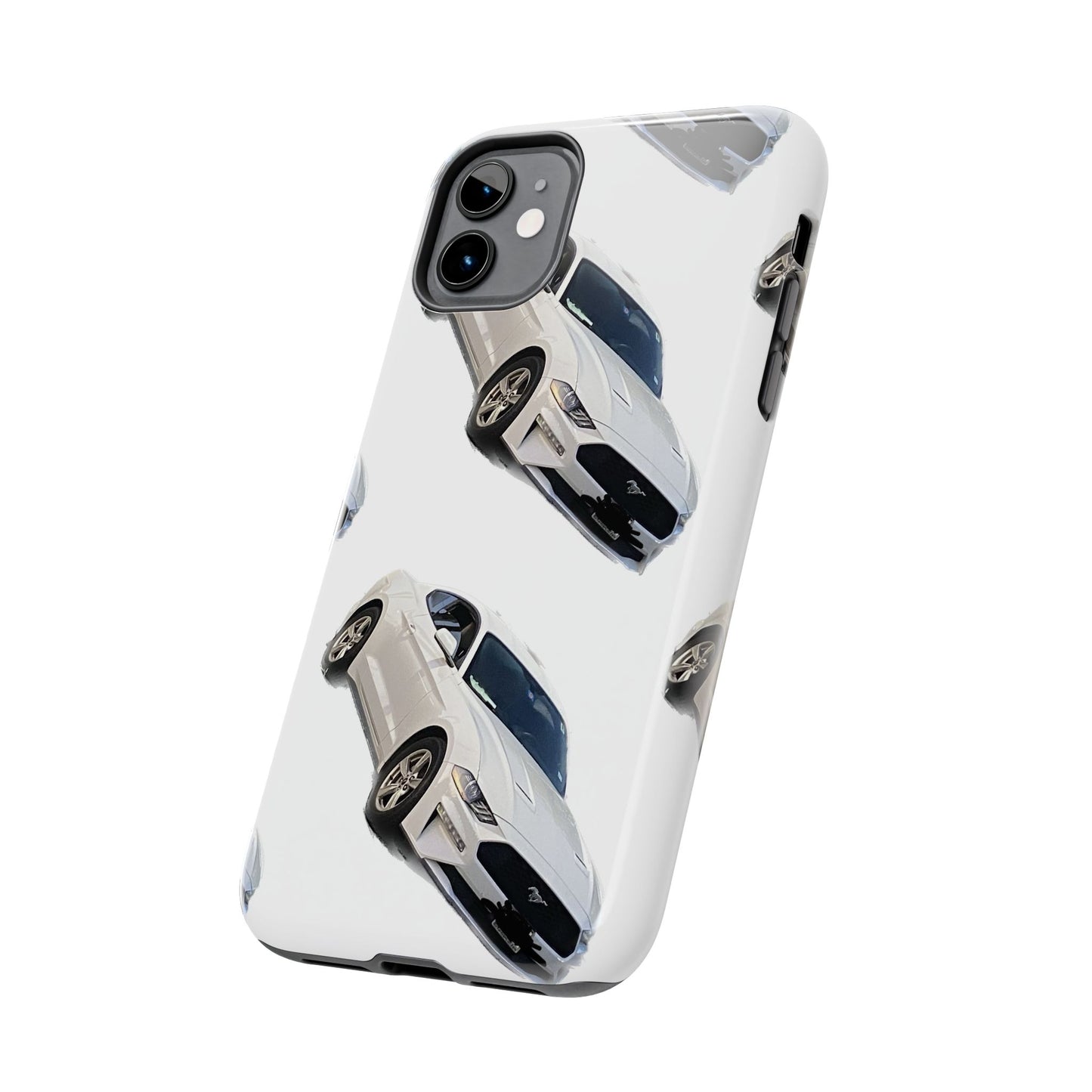 Phone Cases - White Mustang Design