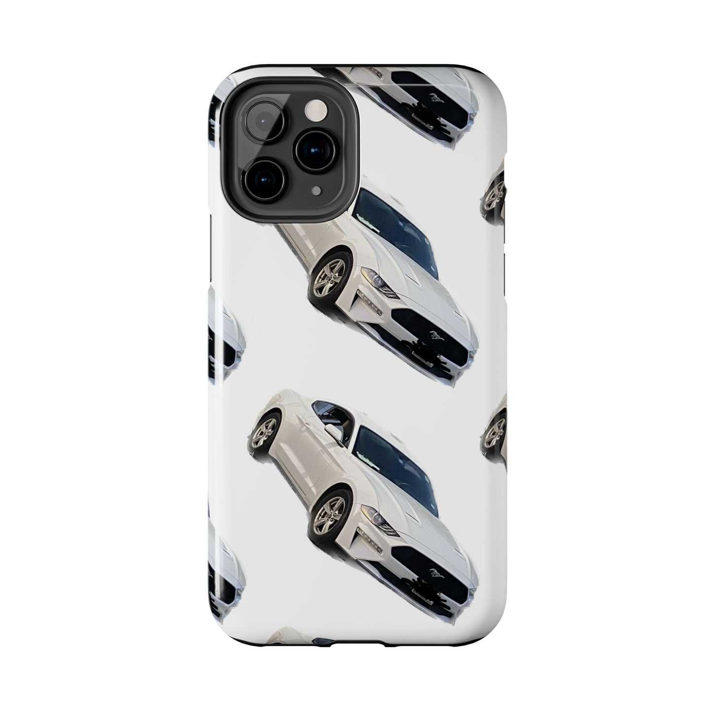 Phone Cases - White Mustang Design