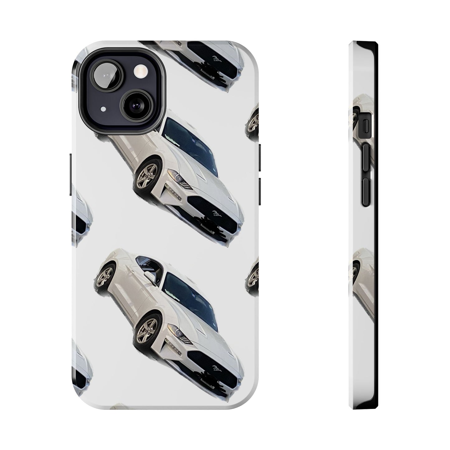 Phone Cases - White Mustang Design