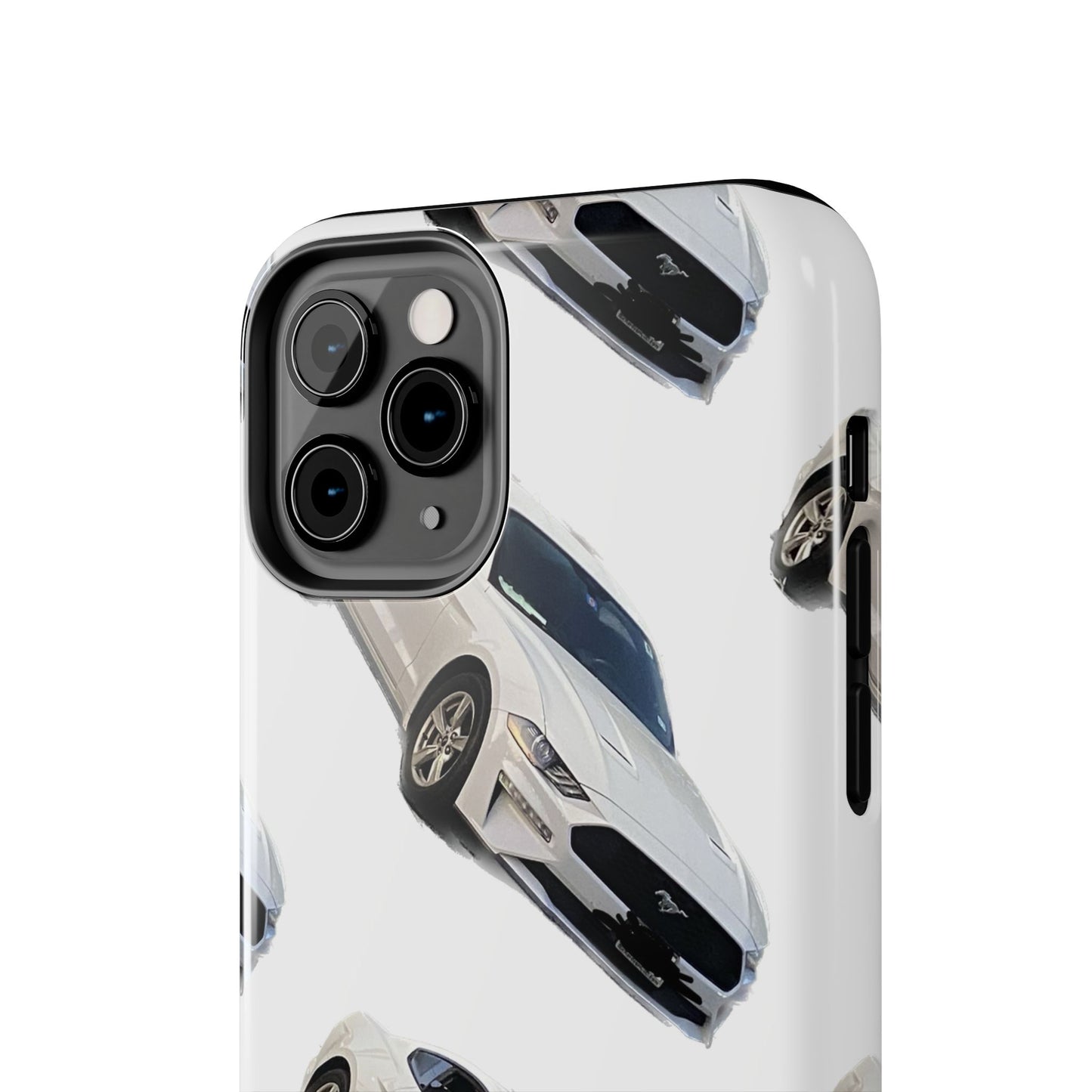 Phone Cases - White Mustang Design