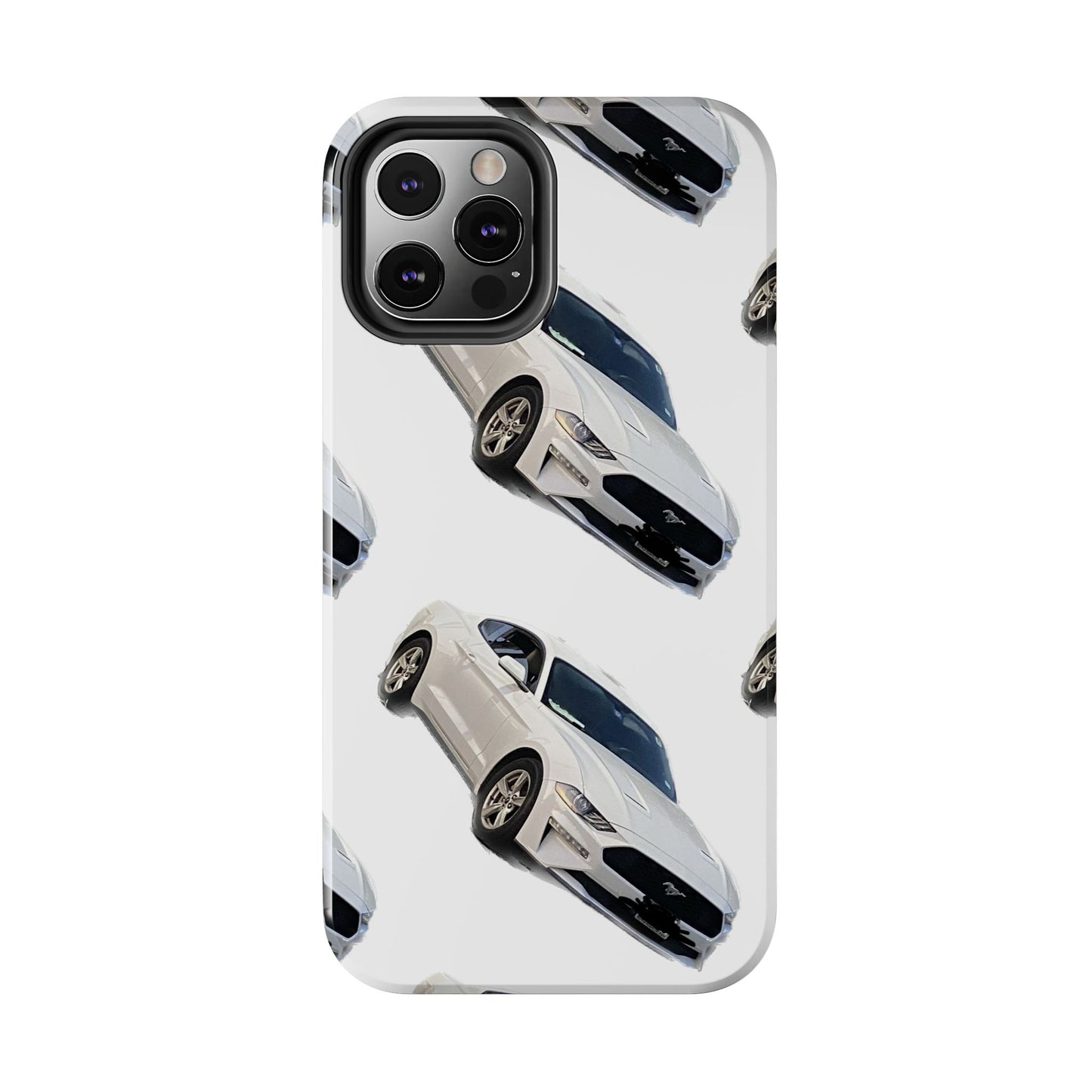 Phone Cases - White Mustang Design