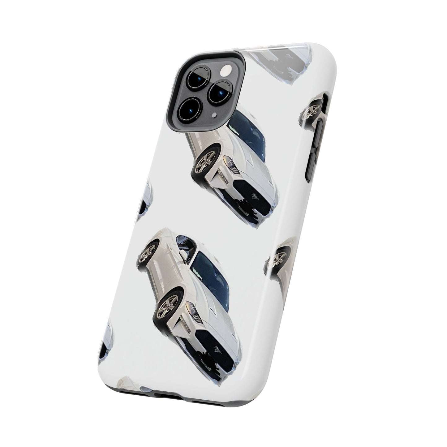 Phone Cases - White Mustang Design