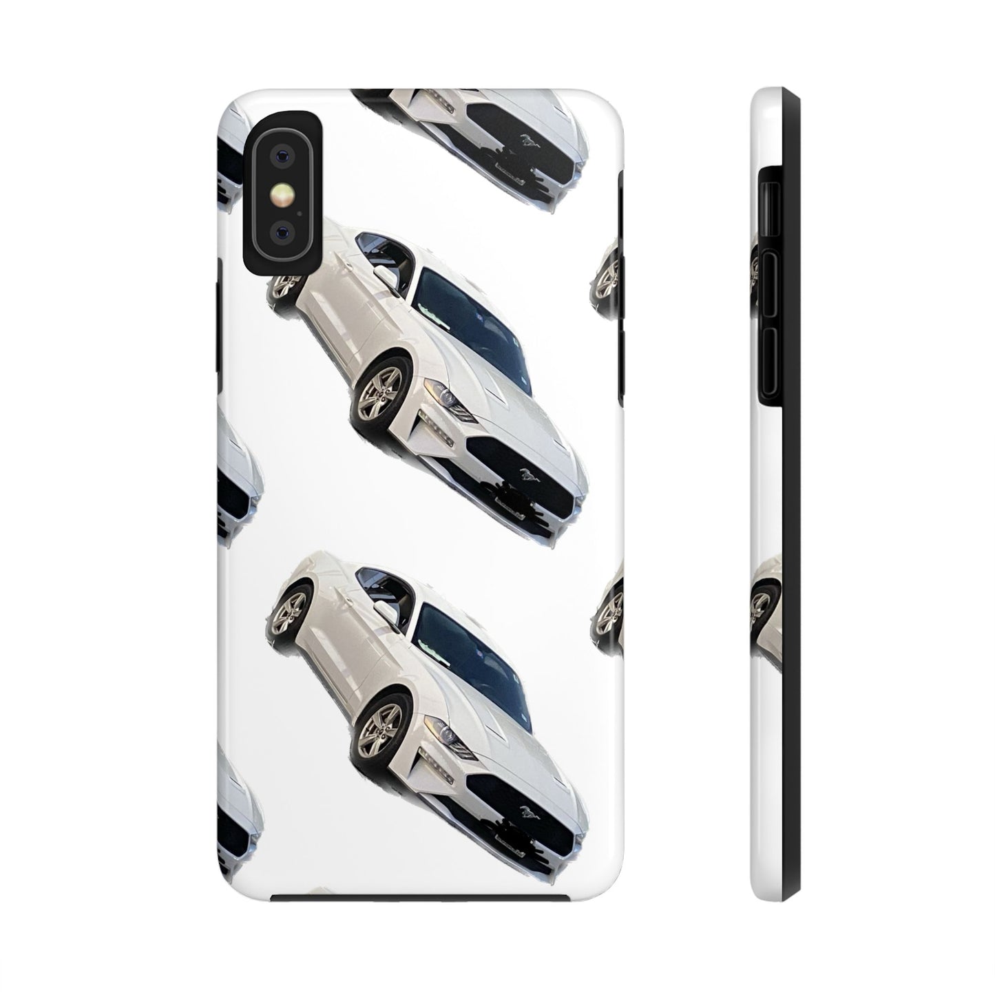 Phone Cases - White Mustang Design