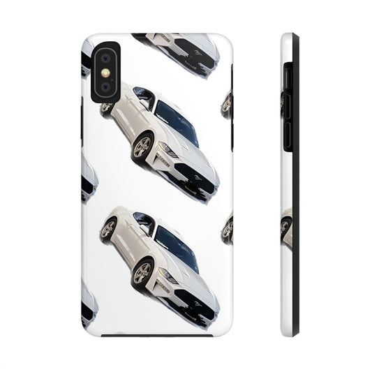 Phone Cases - White Mustang Design