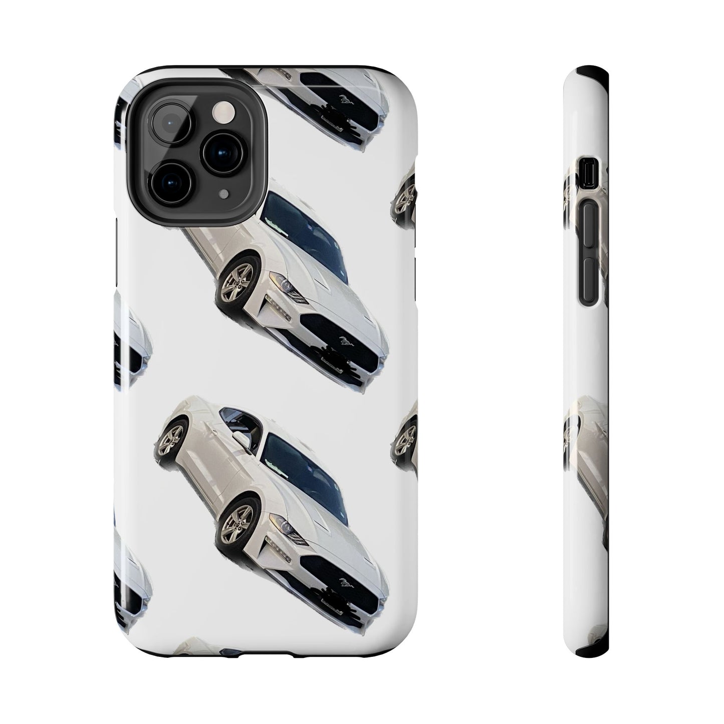 Phone Cases - White Mustang Design