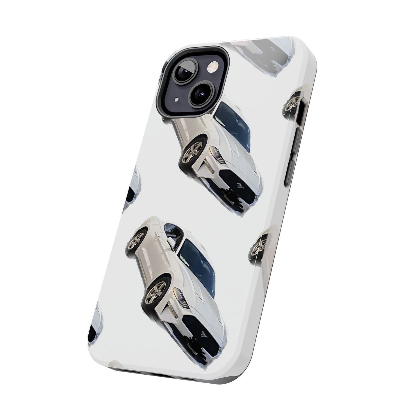 Phone Cases - White Mustang Design