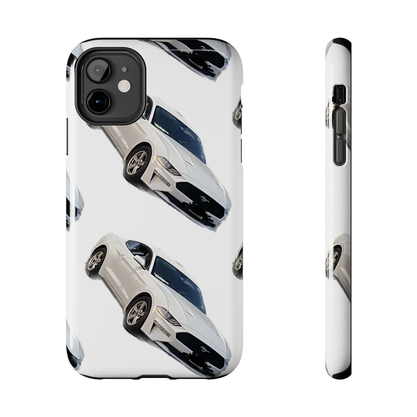 Phone Cases - White Mustang Design