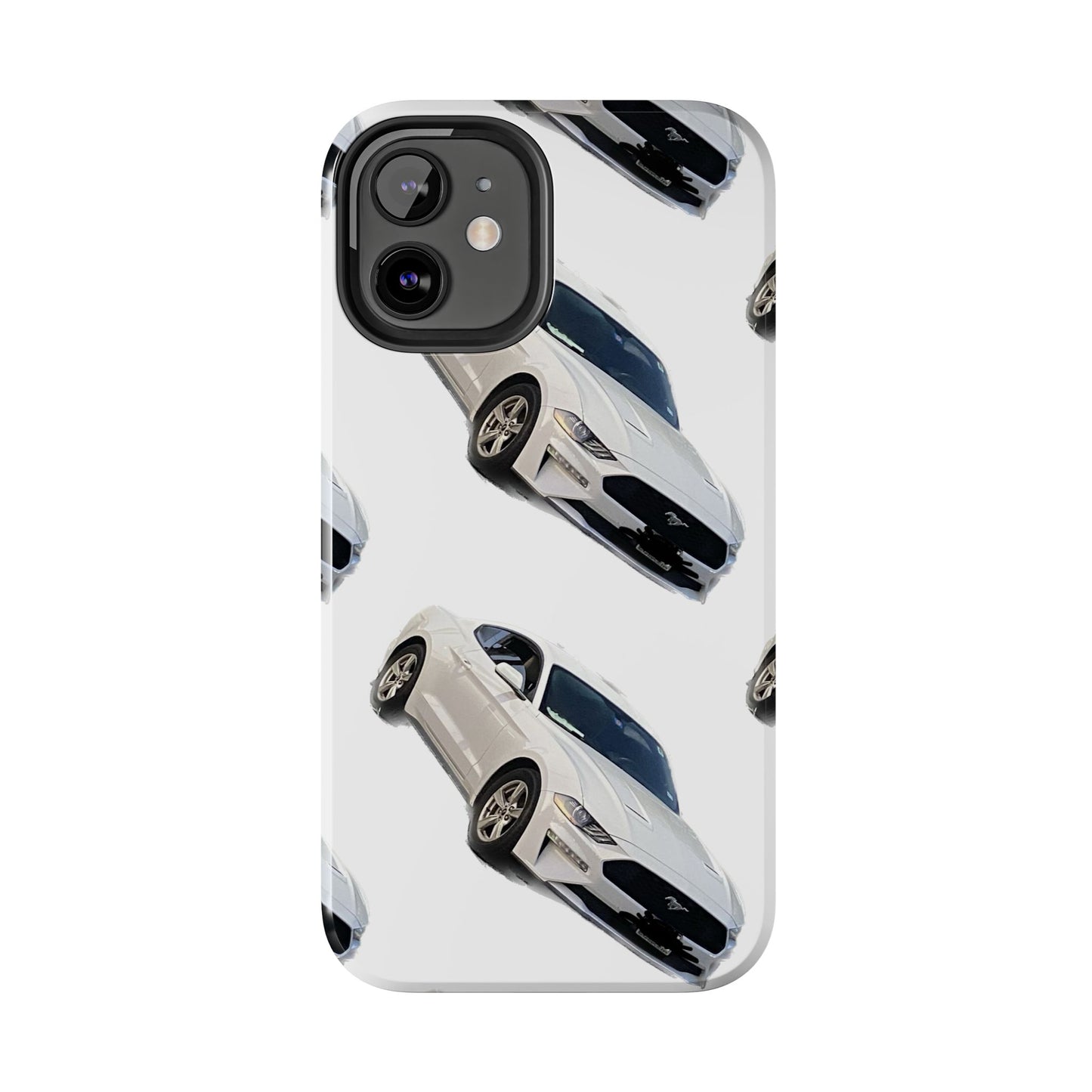 Phone Cases - White Mustang Design