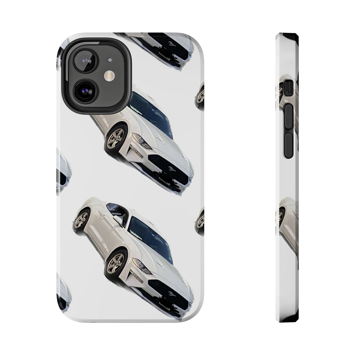 Phone Cases - White Mustang Design